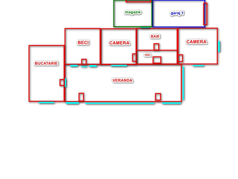 Gorneni, pe DN6/E70 1.600 mp, casa la sosea langa Bucuresti